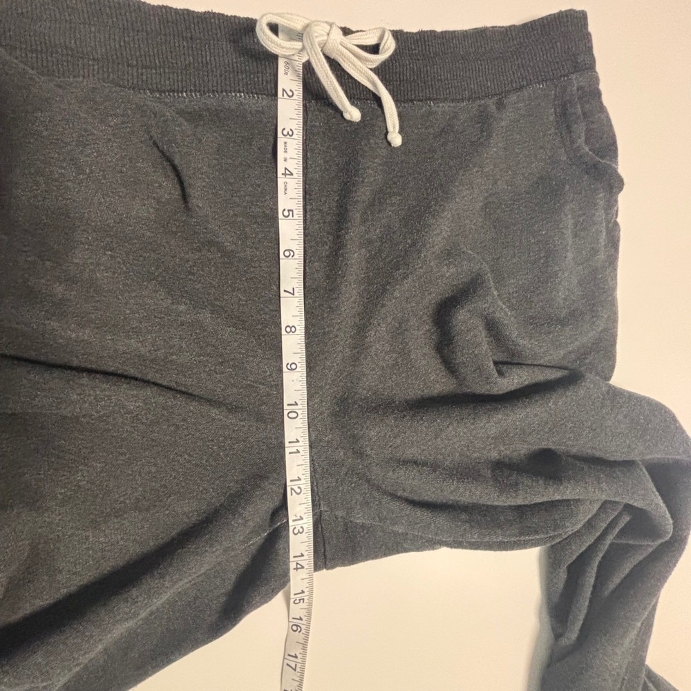 Aerie Joggers Size XL Charcoal Gray Marl Sweatpants Ankle Zip Pockets Tiny Flaws - Picture 11 of 11